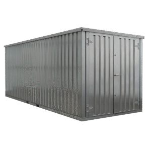 Abris moto 6 x 2 mètres – avec double porte petit côté